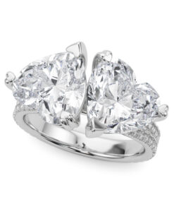 BA213 PATRICK TWO STONE RING