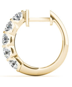 Alternative view of Classic Hoops Earrings