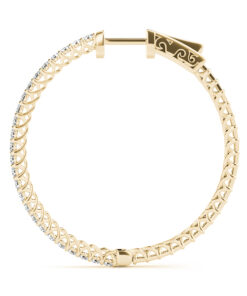 Alternative view of Alicia Hoop Earrings