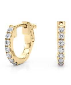 Alternative view of Petite Hoop Earrings