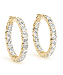 Inside Out Hoop Earrings