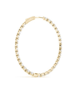 Alternative view of Re'em Large Inside Out Hoop Earrings