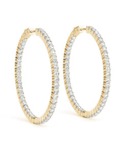 Re'em Inside Out Hoop Earrings