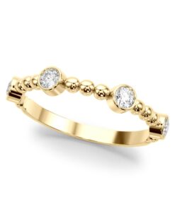 Bezel Stackable Ring