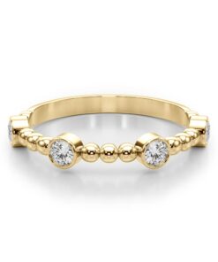 Alternative view of Bezel Stackable Ring