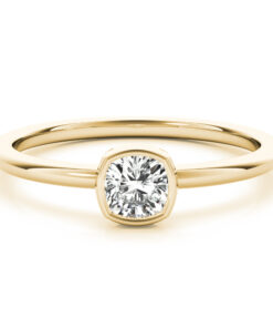 Alternative view of Bezel Solatiare Ring