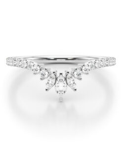 Alternative view of Chevron Diamond Ring