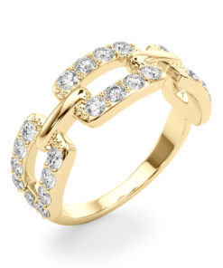 Alternative view of Diamond Link Ring