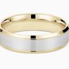 14K Two TOme Mens Band