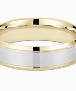 14K Two TOme Mens Band