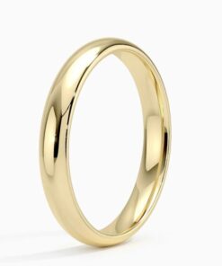 3mm 14K Yellow Gold Band